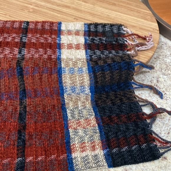 Prochownick 1880 women’s plaid fringe scarf - Picture 3 of 6